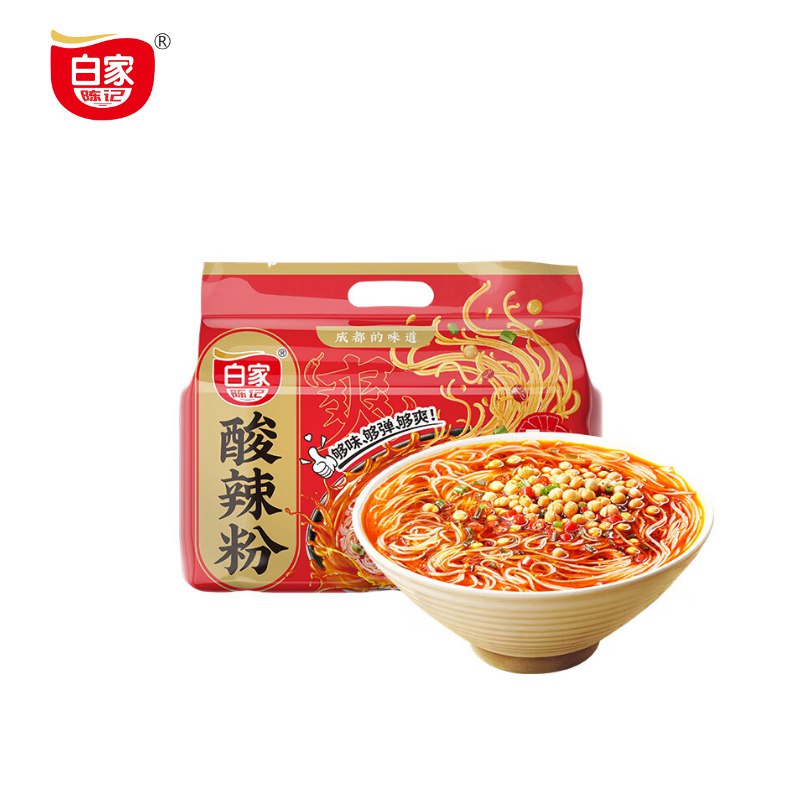 白家陈记 重庆酸辣粉五包装 425g砸5卷，学生号【0】