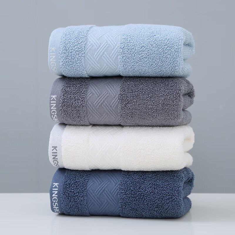 金号 7A级抗菌纯棉毛巾4条