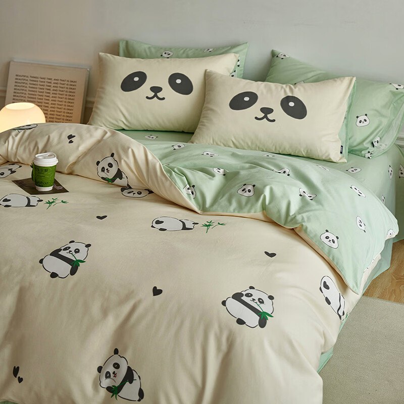 129元 多喜爱 简约纯棉磨毛套件