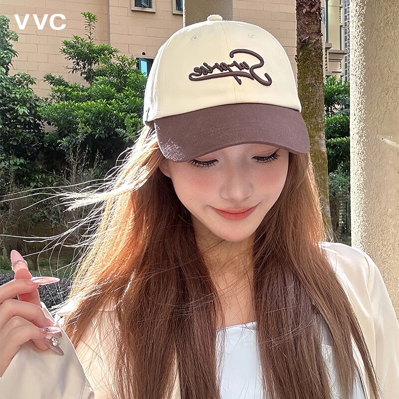 VVC 情侣款热拿铁撞色棒球帽