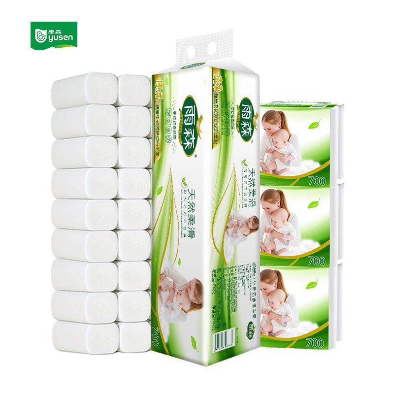 雨森 柔滑卷纸6层58g*48卷