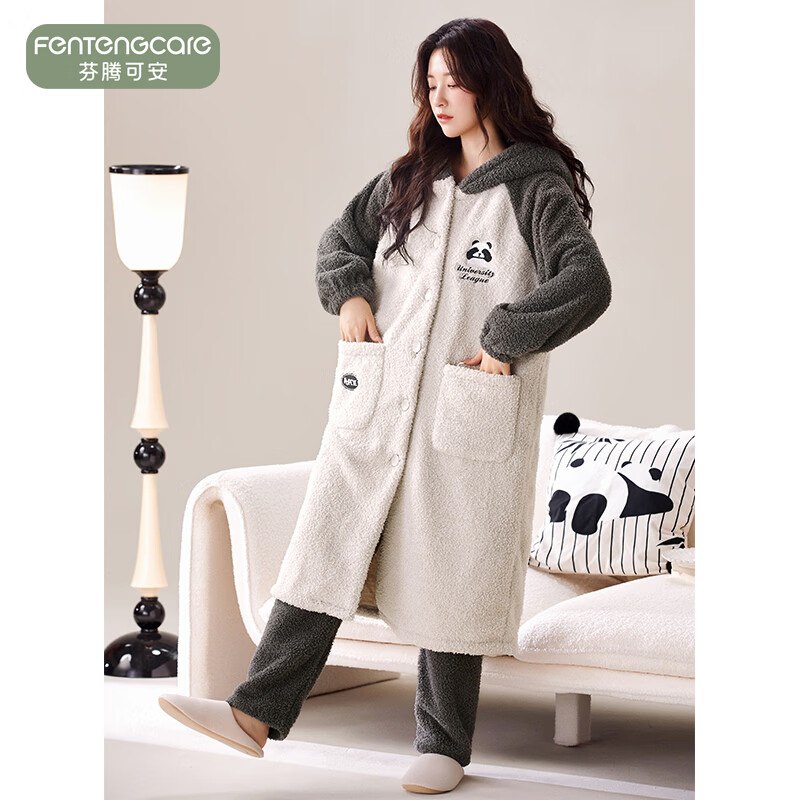 芬腾可安 加厚情侣睡衣套装