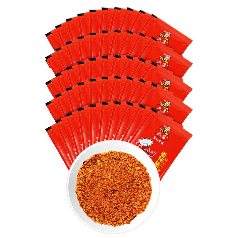 六婆辣椒面 香辣蘸料2g*50袋