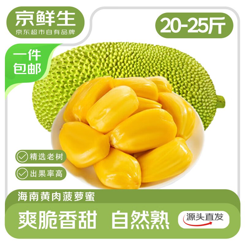 自营京鲜生 海南菠萝蜜 20-25斤