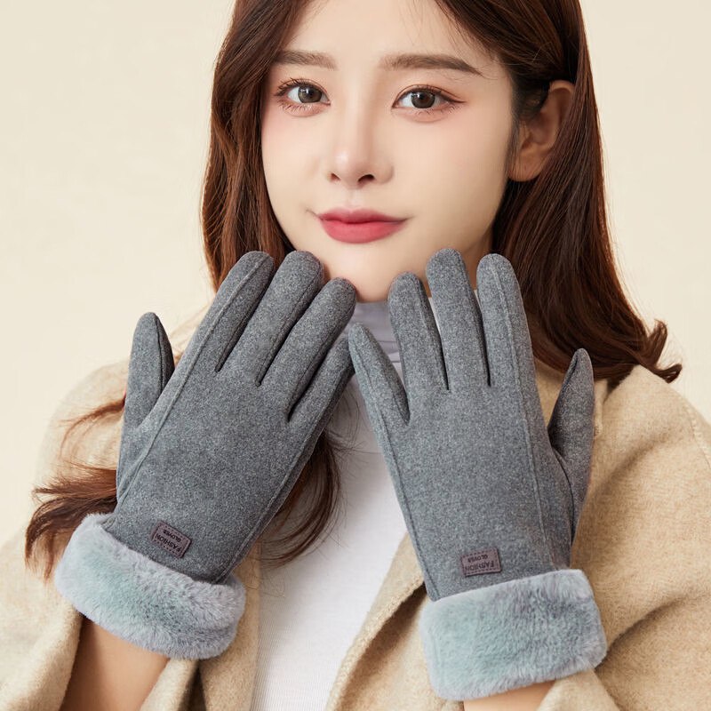 达芬奇密码 加绒加厚保暖手套