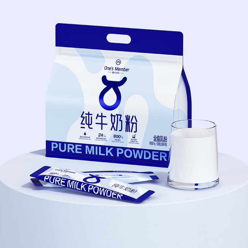 自营1号会员店 全脂纯牛奶粉1kg